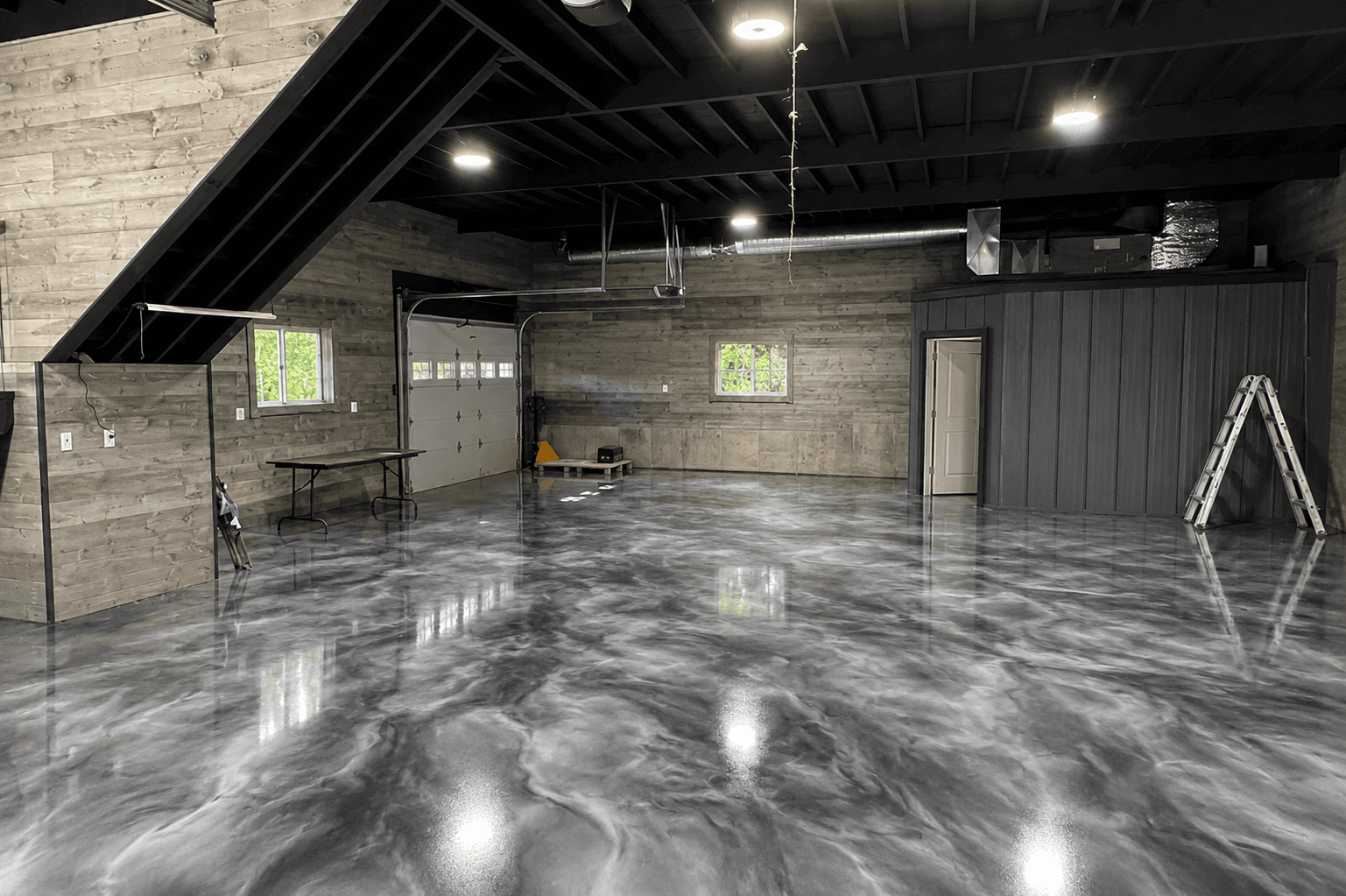 After: Epoxy floor by Trueline Epoxy